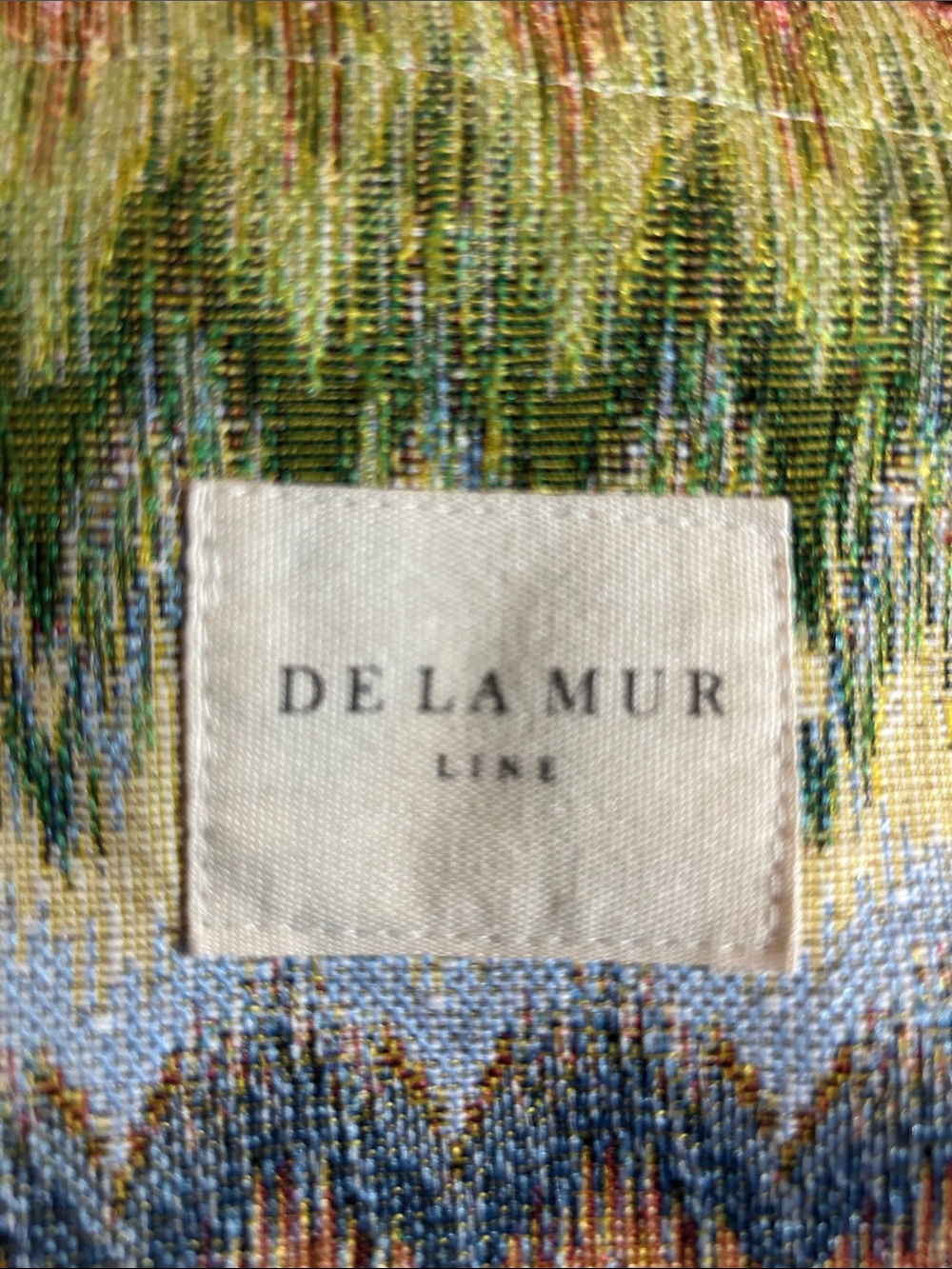 De La Mur Multicolor Zigzag Tote Bag Made in Spain NWT - Picture 2 of 10